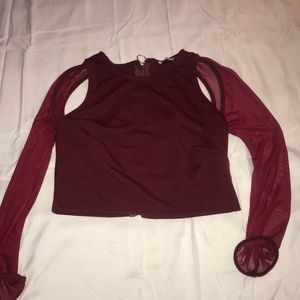 Long Sleeve Crop Top